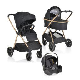 Cangaroo kolica za bebe 3 u 1 hydra isize black ( CAN60140 )