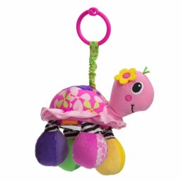 Infantino plišana zvečka Kornjača roza
