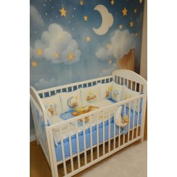 Ready Posteljina Medenko 10 delova - Plava