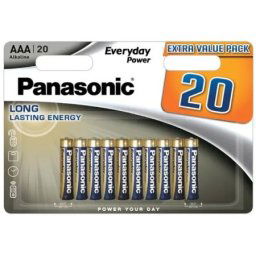 Panasonic baterije LR03EPS/20BW-AAA alkalne everyday 20 komada ( 85010 )