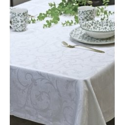 Dekordom stolnjak elegante 140x220 - white t7865-701 ( 024512 )