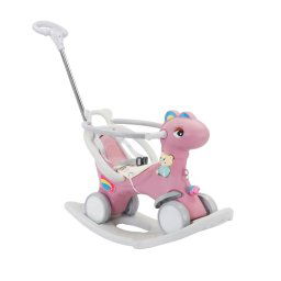 Konjić 2u1 muzička guralica i klackalica Baby Land