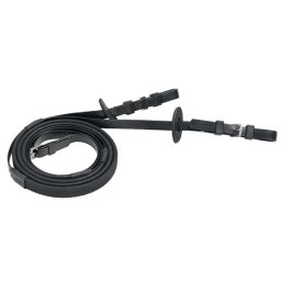 Dizgin za konje gumirani crni galop 16mm