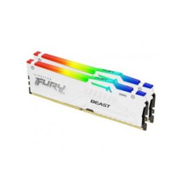 Kingston DDR5 64GB (2x32GB) 6000MHz CL36 fury beast white RGB EXPO memorija ( KF560C36BWEAK2-64 )