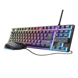 Trust GXT 798 2-in-1 Gaming set/ TKL/US/ crna Tastatura+miš ( 25586 )