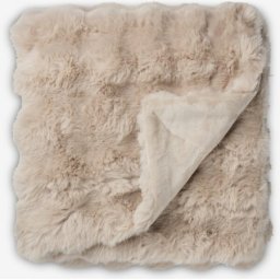 Ćebe 130x170 vešt. krzno bež