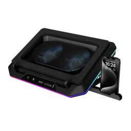 Gamdias Aether P1-9201 2x135mm/usb-c/usb-a Postolje za laptop