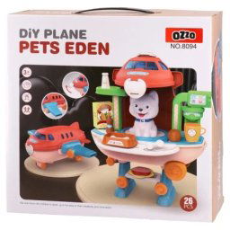 Ozzo bowa igračka set sa ljubimcem avion ( 870252 )