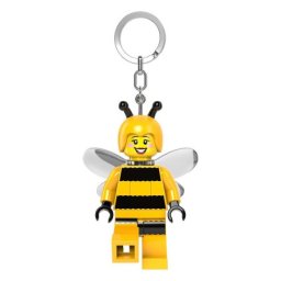 Lego Minifigure privezak za ključeve sa svetlom: Devojčica u kostimu bumbara ( LGL-KE211H )