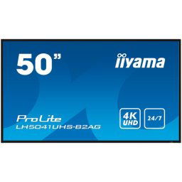 Iiyama lfd prolite lh5041uhs-b2ag 50" professional digital signage 4k 24/7 3840x2160 va 16:9 ( LH5041UHS-B2AG )