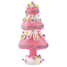 Festa bono novogodišnja dekoracija jelka pastel roze ( 770373 )