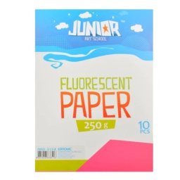 Junior jolly fluo paper papir fluo a4 250g 10k - odaberite nijansu fluo roze ( 136122 )