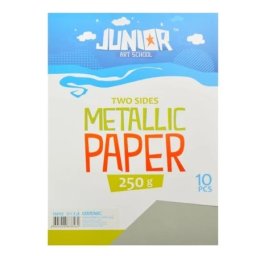 Junior jolly metallic paper papir metalik a4 250g 10k - odaberite nijansu srebrna ( 136112 )