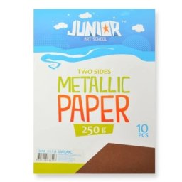 Junior jolly metallic paper papir metalik a4 250g 10k - odaberite nijansu braon ( 136110 )
