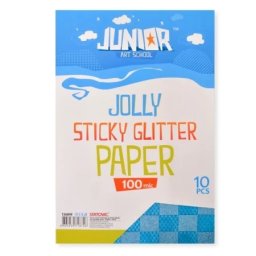Junior jolly sticky glitter paper papir samolepljiv a4 10k - odaberite nijansu plava ( 136049 )