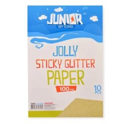 Junior jolly sticky glitter paper papir sam. a4 100mic 10k - odaberite nijansu zlatna ( 136021 )