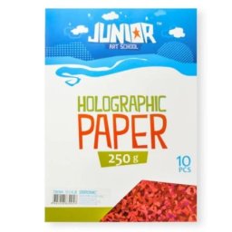 Junior jolly holographic paper papir hologramski a4 250g 10k - odaberite nijansu crvena ( 136164 )