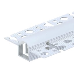 ALUPROFIL ZA LED TRAKE 2M GIPS UGRADNI SAVITLJIVI BELI DIFUZOR 15111 OPTONICA
