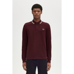 FRED PERRY LONG MAJICA OXBLOOD
