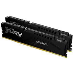 Kingston DIMM DDR5 64GB (2x32GB kit) 5600MT/s KF556C40BBK2-64 Fury Beast black memorija