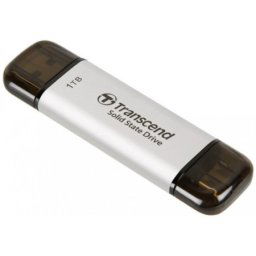 Transcend 1TB, Portable SSD, ESD310, Silver ( TS1TESD310S )
