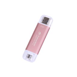 Transcend 2TB, portable SSD, ESD310P, Type C/ A,pink ( TS2TESD310P )