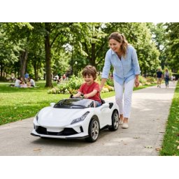 Baby auto sport 12v mb5917 bela ( 062205B )