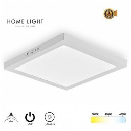 LED PANEL NADGRADNI CCT 3in1 36W KVADRAT BBLINK