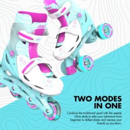 Yvolution neon combo skates vel 34-37 tirkizno plavi ( nt10t4 )