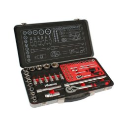 Womax ključ nasadni 1/2" i 1/4" set 51 kom ( 0545656 )