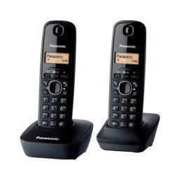 Bežični telefon Panasonic KX-TG 1612 FXH Crni - duo
