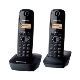 Bežični telefon Panasonic KX-TG 1612 FXH Crni - duo
