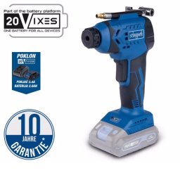 Aku ručni kompresor IXES Solo Scheppach C-AC20-X + set punjač 2.4A i baterija 2.0Ah