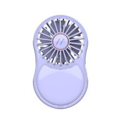 Muitomas prenosivi ventilator sa ogledalom i LED svetlom u LjUBIČASTOJ boji ( MIRRORFANVL )