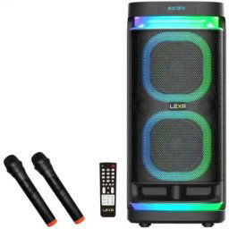 Lexa LX-501/2 x bežični mikrofon/USB/Micro SD/BT 900W Partybox zvučnik