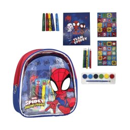 Ranac dečji sa setom za bojenje pk5 Spidey Cerda crveno-plavi