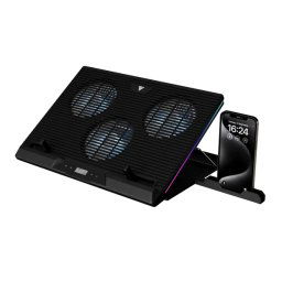 Postolje za laptop Gamdias Aether M1-7301 3x120mm2xUSB-A