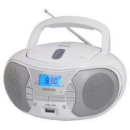 SENCOR radio CD Player SPT 2700 WH S CD, MP3, USB, BT