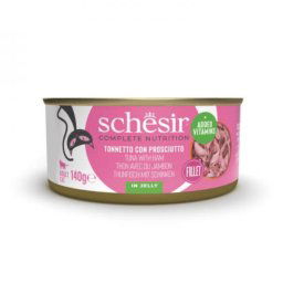 Schesir Hrana za Mačke Tuna i Šunka u Želeu 140g