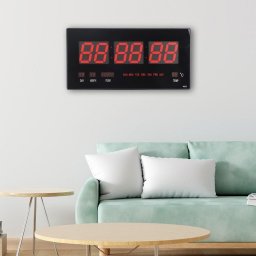 ZIDNI SAT LED SA TERMOMETROM PROSTO