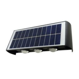 Nazidna solarna lampa yw13173-3253-2x3 3000k, ip44, 210x80x55 mm