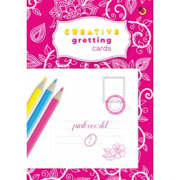 BOJANKA KREATIVNA B5 16 MOTIVA GREETING CARDS PINK WORLD 1