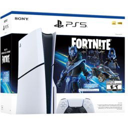 Sony PlayStation 5 1TB Slim DISC+Fortnite Cobalt Star Bundle