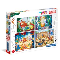 Puzzla 20+60+100+180 Once Upon a Time, Clementoni, 21406