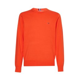Tommy Hilfiger Sweater - 1985 CREW NECK SWEATER orange