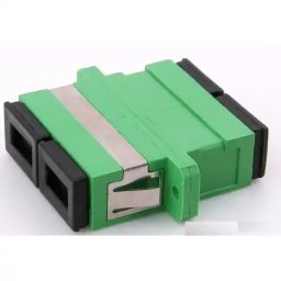 Netiks SC-APC/SC-APC singlemode fiber duplex adapter (2 x SC-APC SM), zeleni