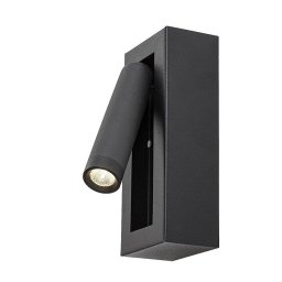 ZIDNA LED LAMPA 4W WW GELLO 71285 CRNA RABALUX