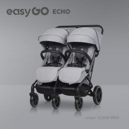 Eurocart easy go echo cloudy grey kolica za blizance