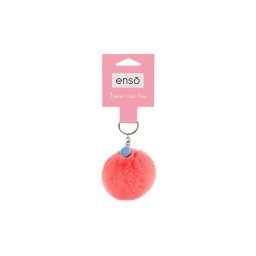 ENSO FLUFFY CHARMS dečiji privezak - koralna