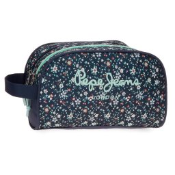 PEPE JEANS ALENKA ženski neseser sa 2 pregarde - teget